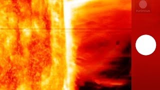 Giant coronal mass ejection on Sun captured by NASA [upl. by Skinner]