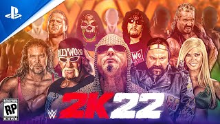 WWE 2K22 Roster  MASSIVE WCW WRESTLERS FOR THE GAME Most Wanted [upl. by Schlessinger]