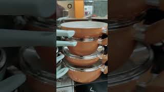 ননস্টিক পাইকারি মার্কেট। Non Stick Pan Price in Bangladesh youtubeshorts nonstickcookware [upl. by Zel]