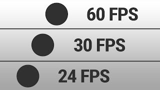 24 FPS vs 30 FPS vs 60 FPS comparison [upl. by Gilbert]