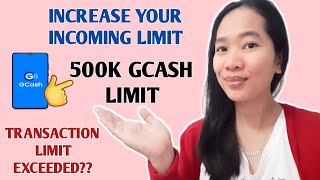 HOW TO INCREASE YOUR GCASH TO 500K LIMIT PAANO MAGKAROON NG 500K GCASH IN LIMIT  BabyDrew TV [upl. by Imac457]