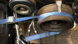 Easy Crankshaft Pulley Lock TorqueRemoval [upl. by Tepper]