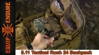 511 Tactical Rush 24 Backpack Overview [upl. by Eeloj]