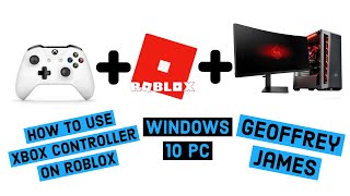 Roblox Xbox One Controller For Windows 10 PC  How to connect Bluetooth or Wired [upl. by Ruder]