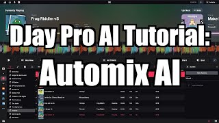 Algoriddim DJay Pro AI Tutorial Automix  TimmyG [upl. by Dov]