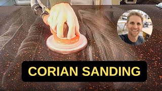 How To Finish and Polish Solid Surface Countertop  Part 1 [upl. by Nivra339]