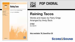 Raining Tacos arr Andy Beck – Score amp Sound [upl. by Arnelle]