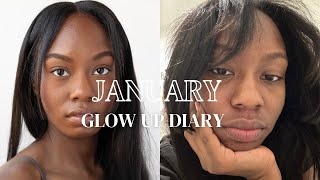 January GLOW UP Diary [upl. by Newbold890]