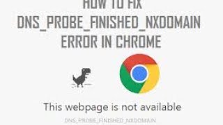 Fix How to fix DNSPROBEFINISHEDNXDOMAIN error Easiest Way [upl. by Polivy]