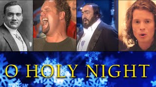 O Holy Night Tenor Battle  Who Sang It Best High Note Compilation [upl. by Annat]