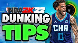 NBA 2K22 How To Master NEW Dunk Meter  Best Dunking Tips [upl. by Strickland]