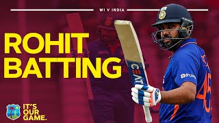 Rohit Sharma Hits HalfCentury In 1st Goldmedal T20I  West Indies v India [upl. by Atiluj]