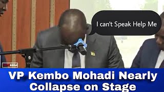 Breaking 😳 Kembo Mohadi Nearly Collapse on Stage [upl. by Lanahtan]