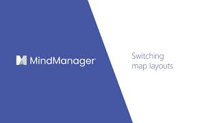 MindManager Minutes How to switch mind map layouts [upl. by Zoha488]