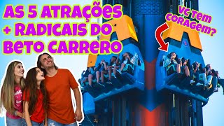 BETO CARRERO AS ATRAÇÕES MAIS RADICAIS DO PARQUE [upl. by Ailyt488]