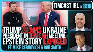 Trump SLAMS Ukraine President In TENSE WH Meeting The War MAY END w Rob Smith  Timcast IRL [upl. by Adnylem]