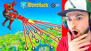 AIMBOT HACKER in Fortnite is INSANE CRAZY HACKS [upl. by Zitah]