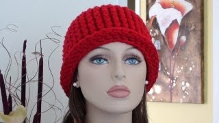 Crochet CHY Ribbed Hat [upl. by Teece]