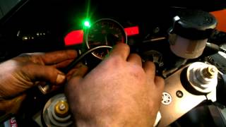 Resetting codes 2008 Yamaha R6 [upl. by Millda770]