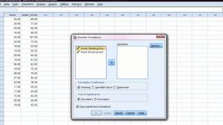 SPSS Tutorial Correlation and Regression [upl. by Odlaw]