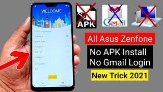 All Asus ZenFone FRP BYPASS 2021  ANDROID 9 Without PC New Trick 🔥🔥🔥 [upl. by Chang420]