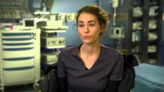 Chicago Med Rachel Dipillo Behind the Scenes TV Interview  ScreenSlam [upl. by Akinahs]