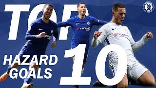 Eden Hazard  10 Greatest Chelsea Goals  Best Goals Compilation  Chelsea FC [upl. by Natal]