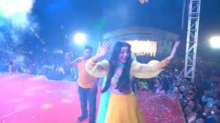 Sharma Sisters  Tanya amp Kritika Sharma  Appeared in the Dandiya Event at Ujjain 2021 [upl. by Cowan]