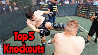 Top 5 Knockouts Streetbeefs Scrapyard [upl. by Lilla]