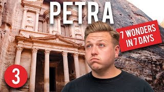 7 WONDERS OF THE WORLD IN 7 DAYS  PETRA JORDAN [upl. by Ollehcram]