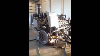 Waukesha engine L7042GL shop test run [upl. by Akim]