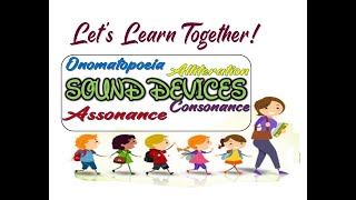 Simple Teaching on ANALYZING SOUND DEVICES OnomatopoeiaAlliteration Assonance and Consonance [upl. by Ayekram]