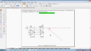 Example 2 on Projection of Plane Surfaces [upl. by Fafa137]