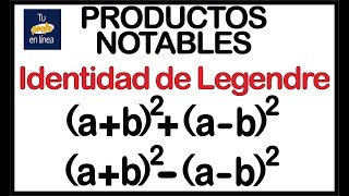 🔥PRODUCTOS NOTABLES 2 Identidad de Legendre 🚀🚀🚀 [upl. by Paco615]