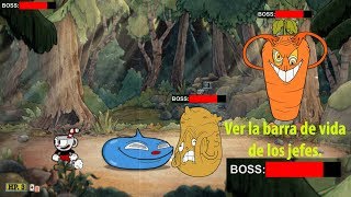 Cuphead  Como ver la barra de vida de los Jefes Ver la vida restante de los enemigos [upl. by Etheline658]