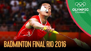 Mens Singles Badminton Final  Rio 2016 Replays [upl. by Welles]