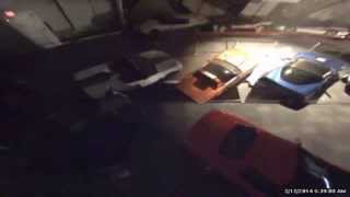 CCTV The moment sinkhole swallows eight rare Corvettes at US car museum [upl. by Lak529]