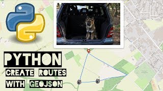 Python Geojson Folium amp Leaflet  Create Maps amp Routes [upl. by Loats696]