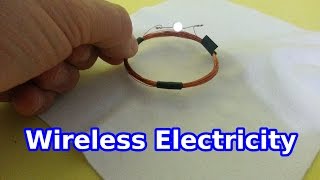 Wireless Electricity a Simple Experiment [upl. by Santini]