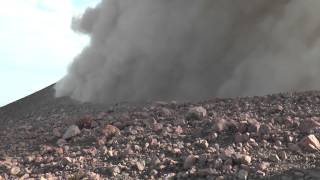 Momento exacto de una de las explosiones del Volcán Telica [upl. by Burn]