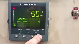 Initial setup Eurotherm 3504 V270 [upl. by Artcele]