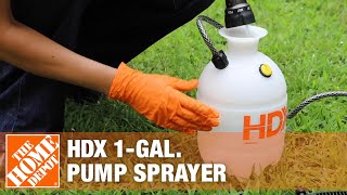 HDX 1Gal Pump Sprayer  The Home Depot [upl. by Mor911]