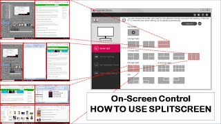 LG OnScreen Control amp Split Screen installation amp usage  Windows 10 [upl. by Krueger]