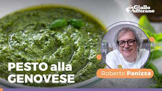 PESTO ALLA GENOVESE  La ricetta imperdibile dello CHEF Roberto Panizza [upl. by Nibor893]