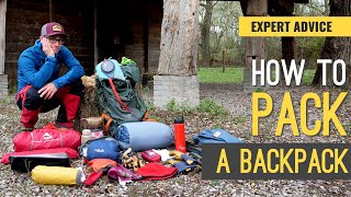 HOW TO PACK A BACKPACK OR HOW I PACK MY BACKPACK  EXPERT ADVICE [upl. by Kenaz]