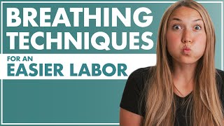 BREATHING Techniques for an EASIER LABOR  How To Breathe During Labor  Birth Doula  Lamaze [upl. by Shoshana56]