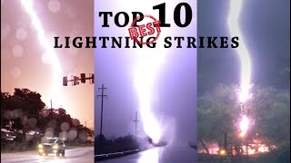 BEST LIGHTNING STRIKES  Top 10 Countdown [upl. by Yarazed]