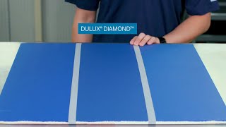 Dulux Diamond Low Sheen Eggshell  Burnish and Mar Resistance [upl. by Nomihs]