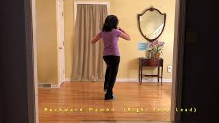 Mambo Steps – How To Do Mambo Steps – Line Dance [upl. by Lyred]