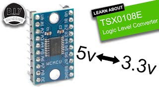 Logic Level Converters  Learn amp Example Project  TXS0108E [upl. by Aiciles998]